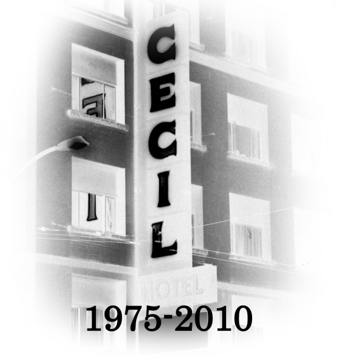THE CECIL black T-shirt artwork