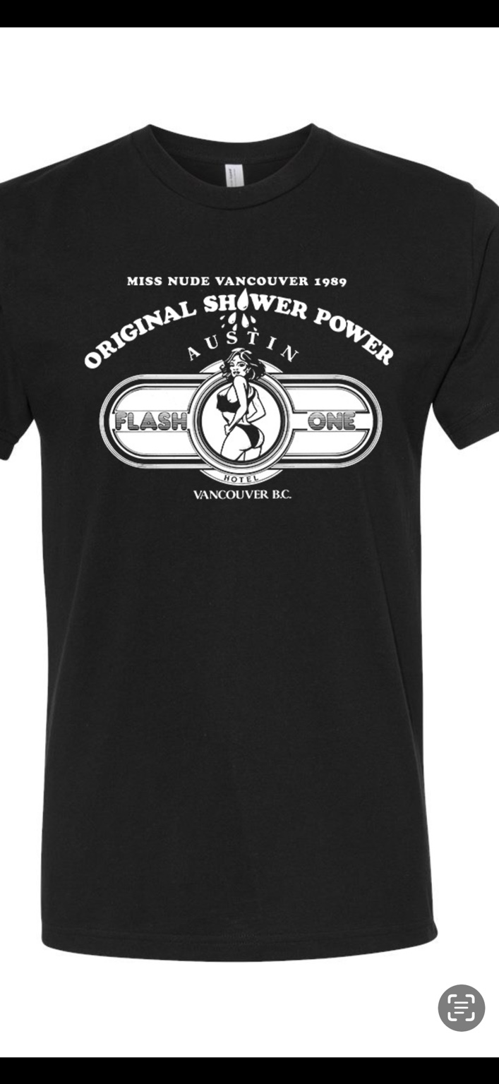 THE FLASH ONE black T-shirt artwork
